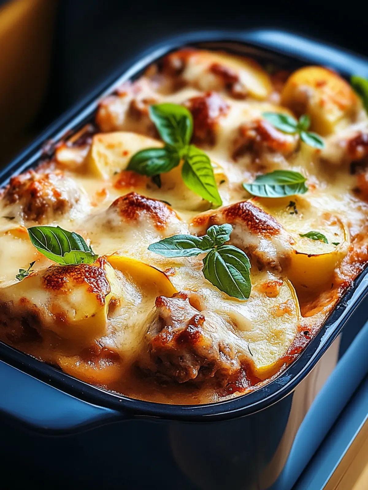 Rouladentopf aus dem Backofen