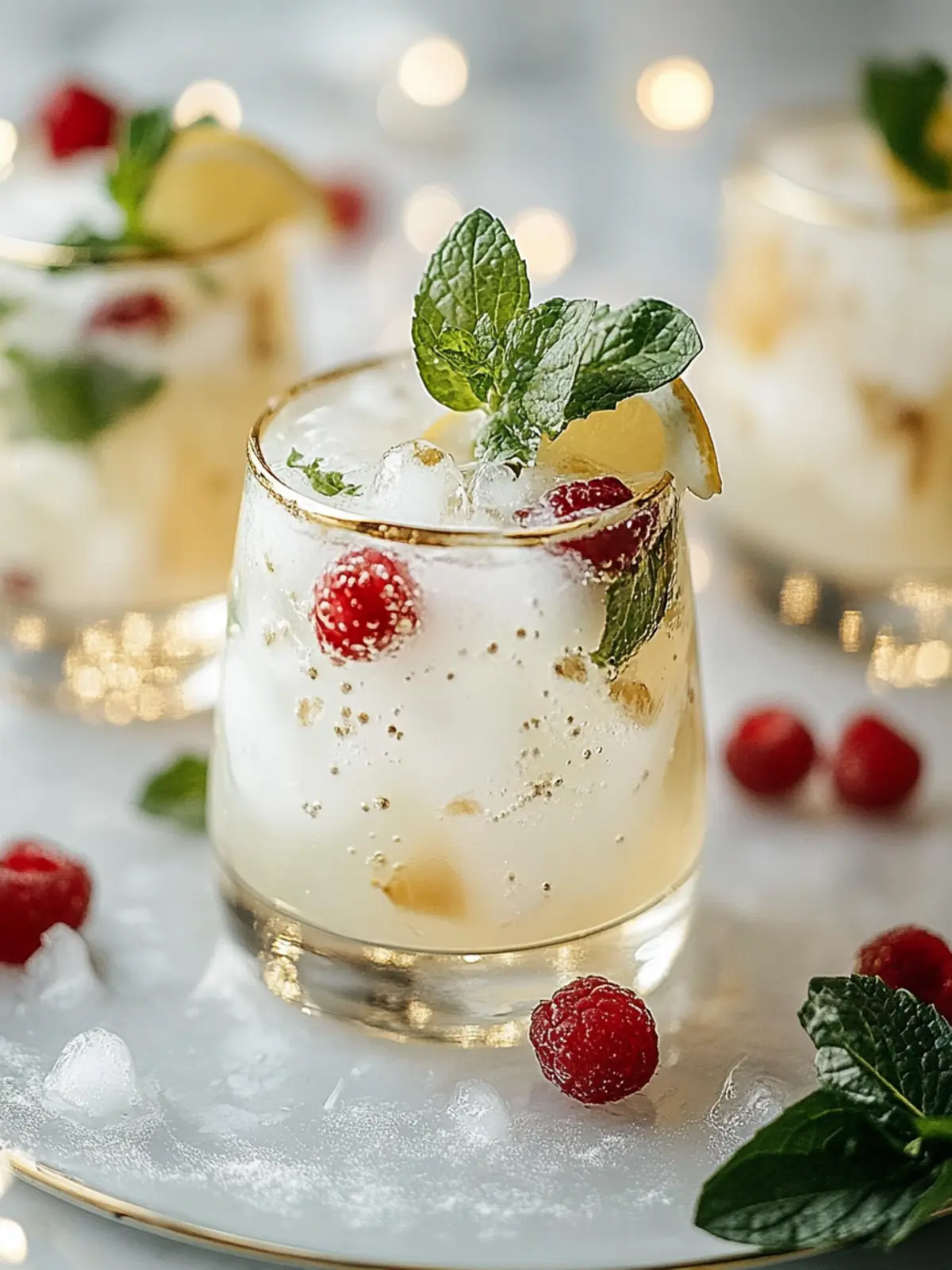 Feiere die Saison mit White Christmas Mojitos