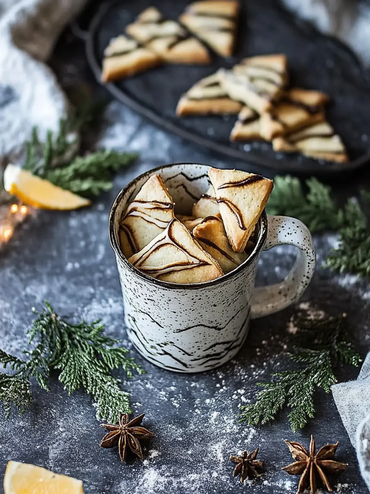 Einfache Plätzchen mit Marzipan