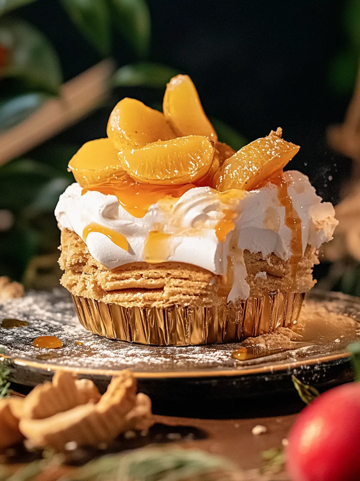 Bratapfel Tiramisu mit 100 % Spekulatius Crunch