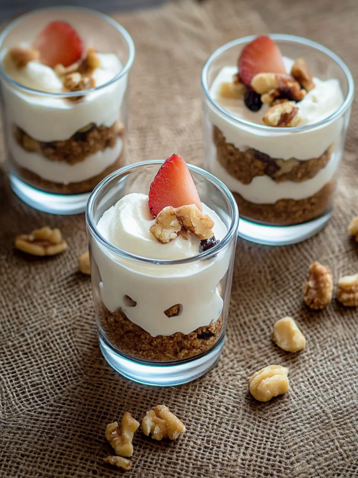 Veganes Bratapfel-Dessert aus dem Glas