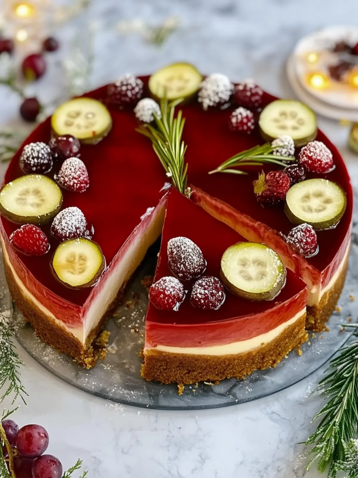 Leckeren Glühwein-Käsekuchen backen