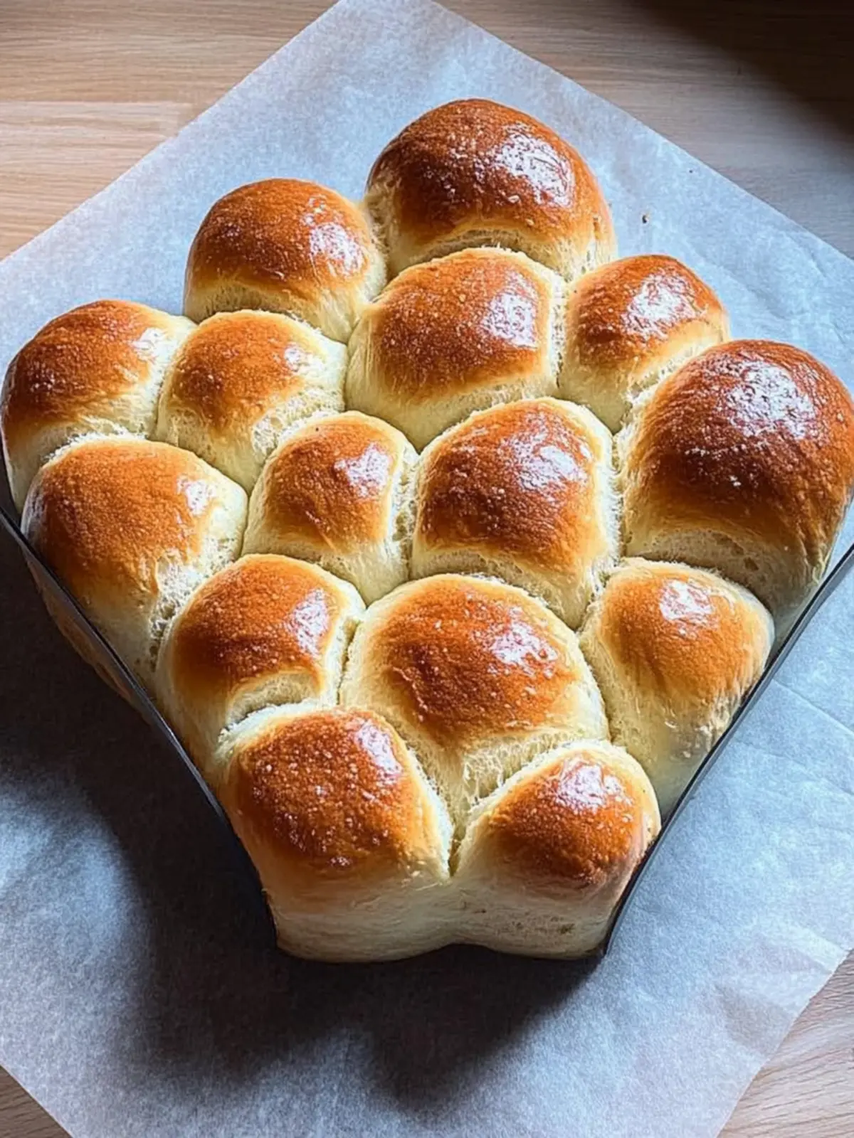 Milchbrötchen-Weihnachtsbaum