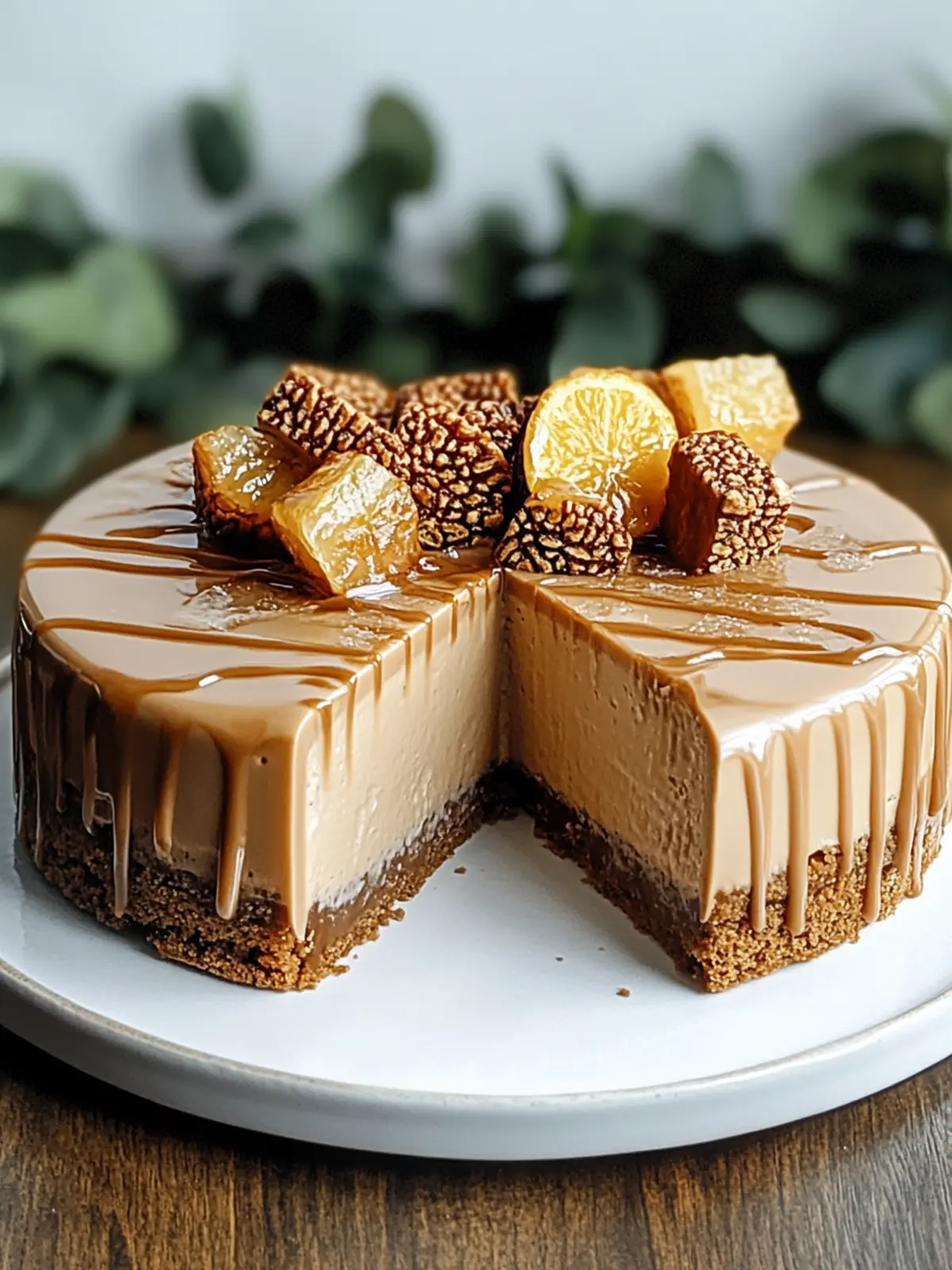 Spekulatius Karamell Käsekuchen