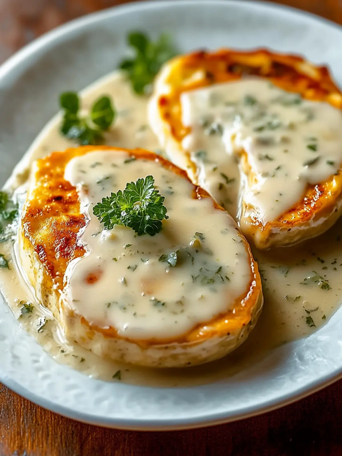 Hähnchenfilet in cremiger Knoblauchsauce ein Blitzgericht in 20 Minuten