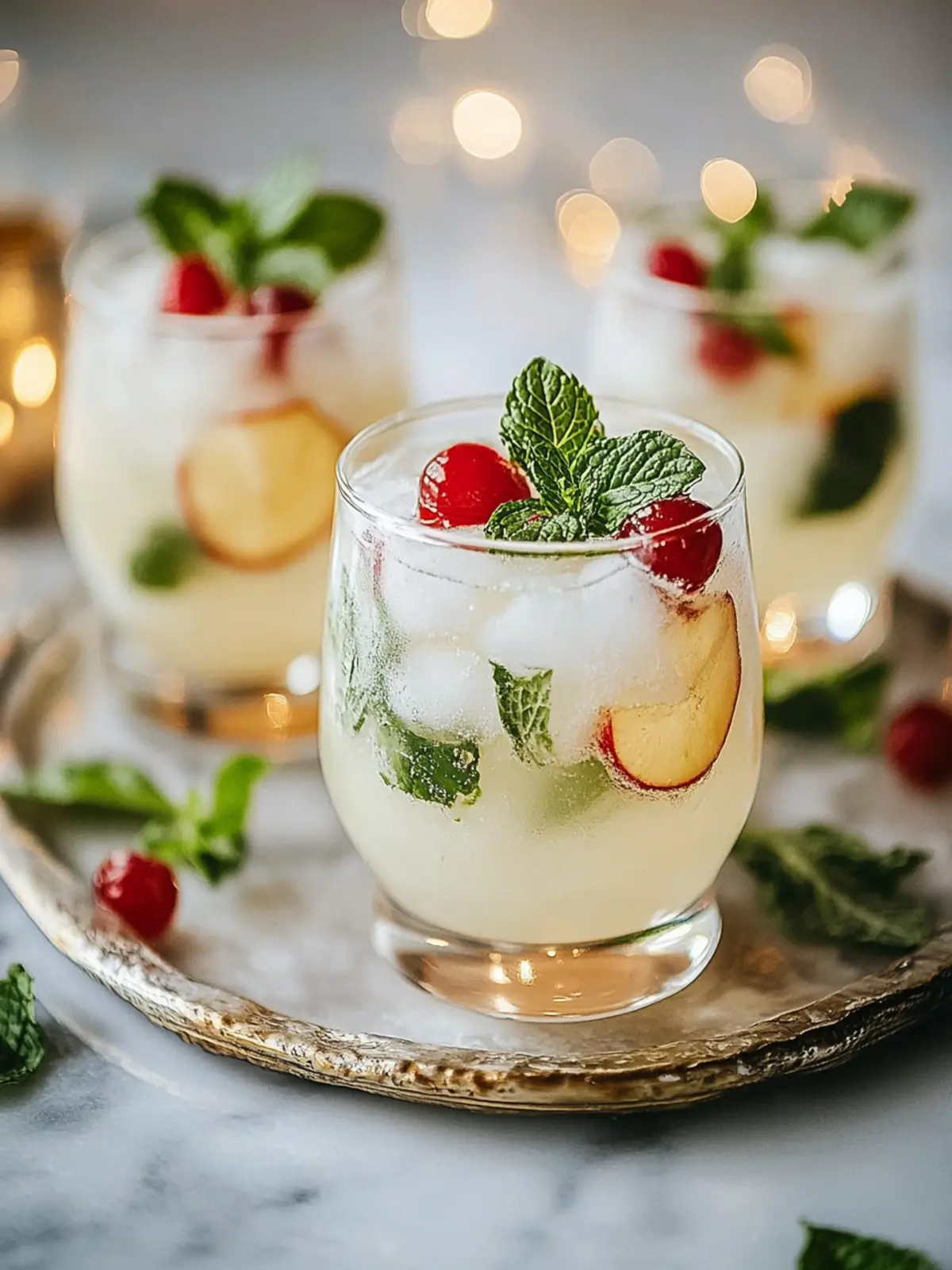 Feiere die Saison mit White Christmas Mojitos