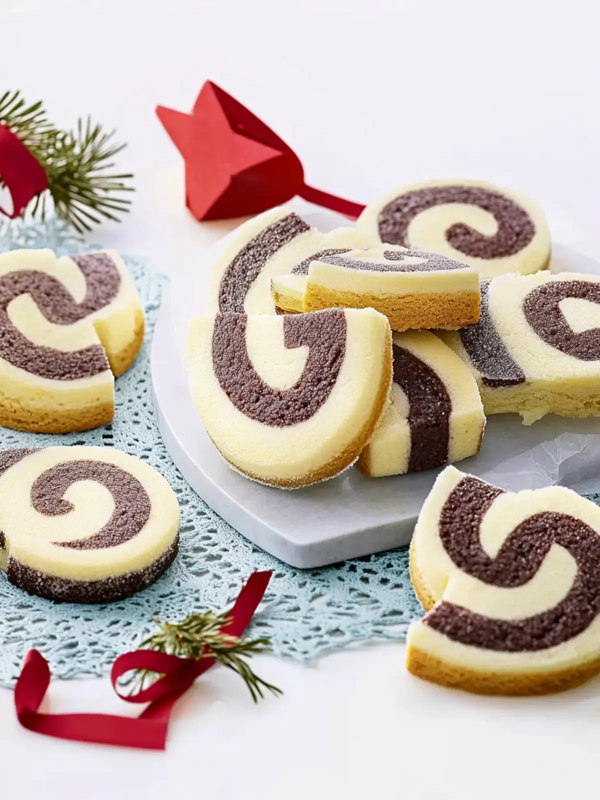 Schwarz-Weiß-Gebäck