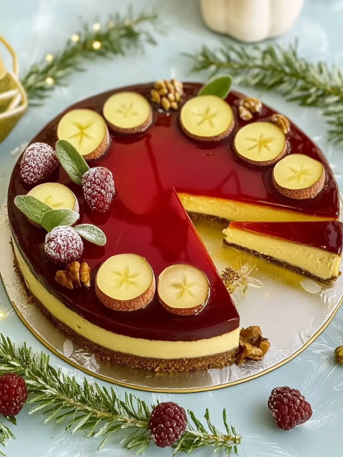 Leckeren Glühwein-Käsekuchen backen