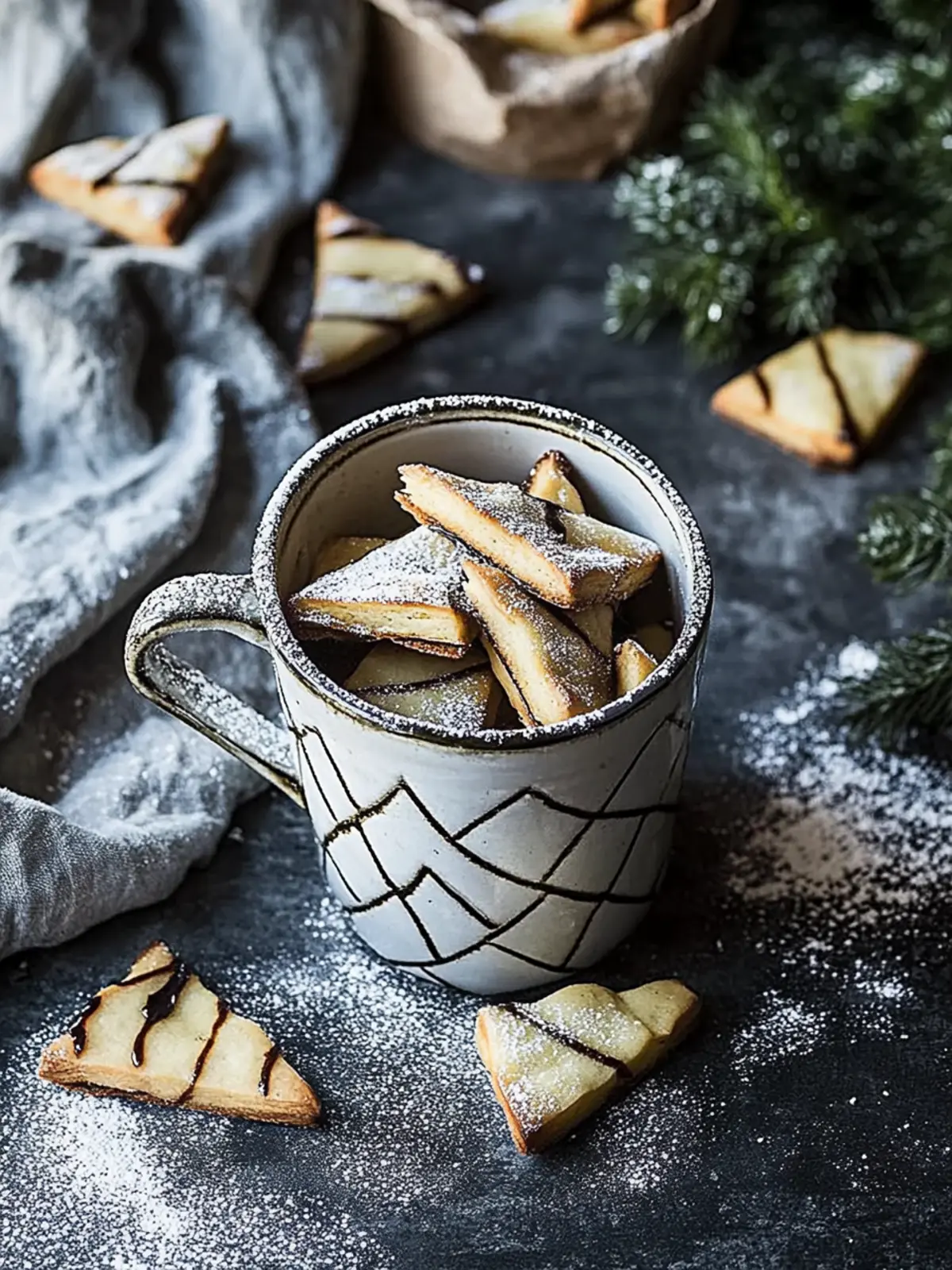 Einfache Plätzchen mit Marzipan