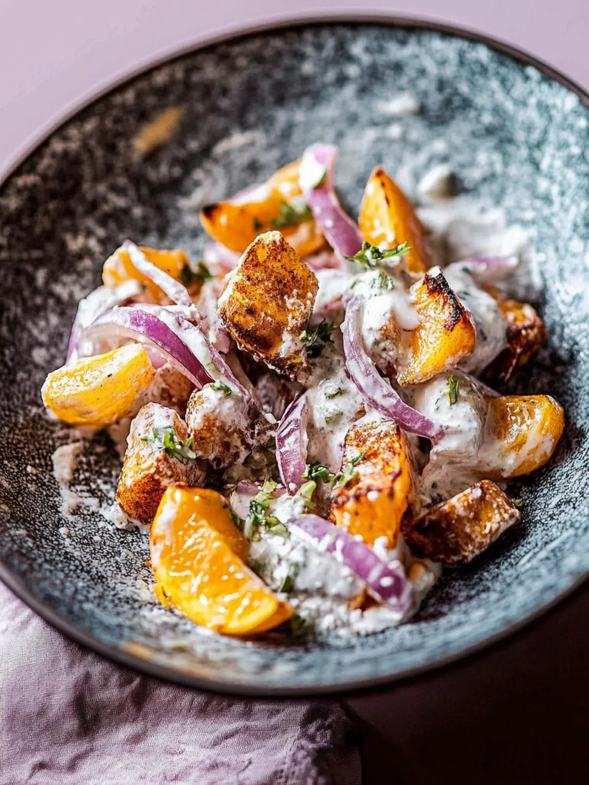 Knuspriger Kartoffelsalat