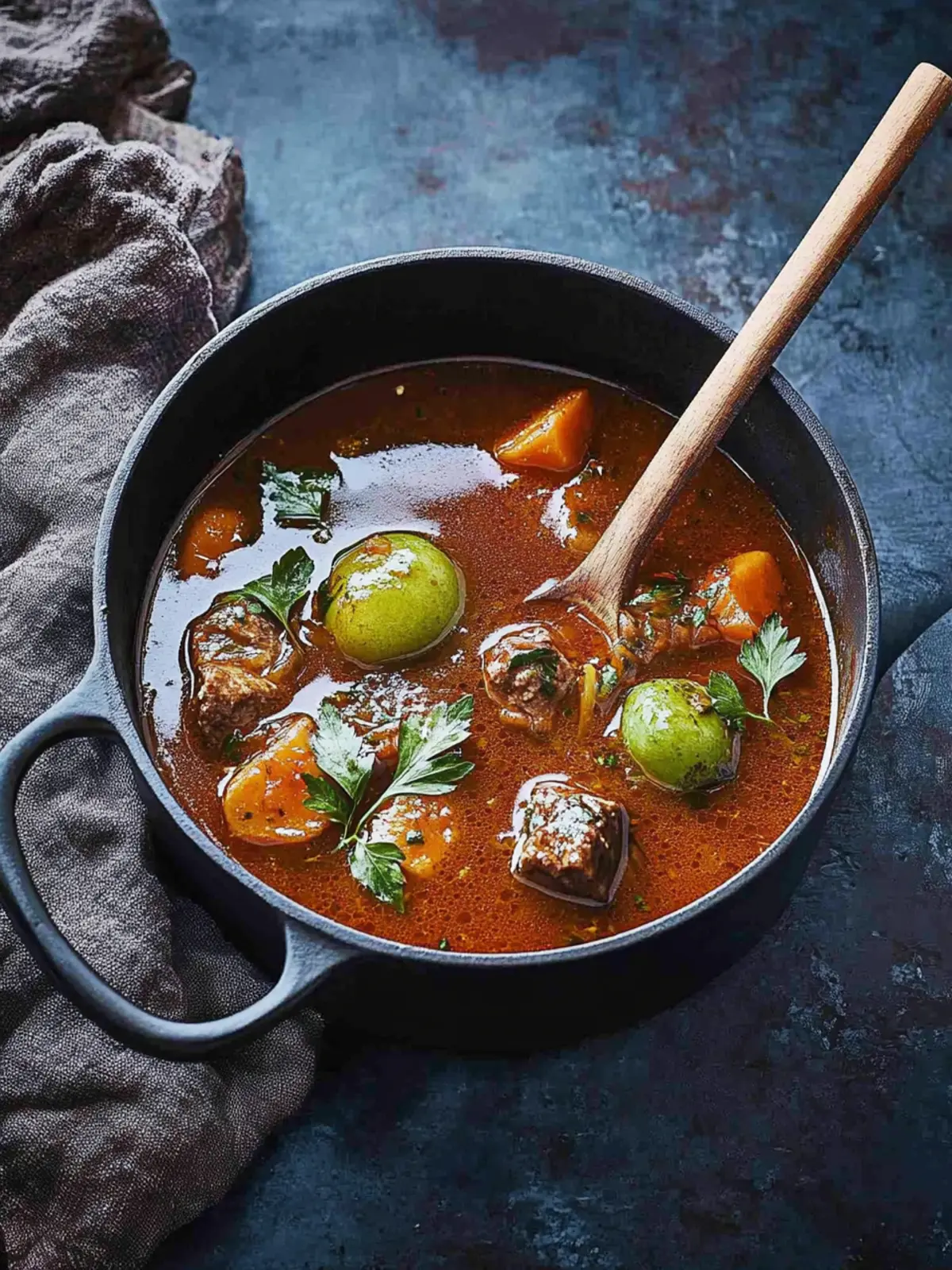 Deftiger Rouladen-Topf