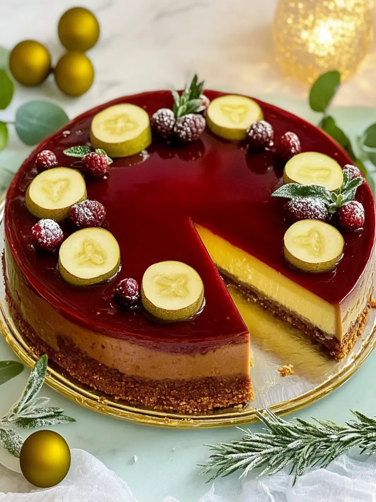 Leckeren Glühwein-Käsekuchen backen