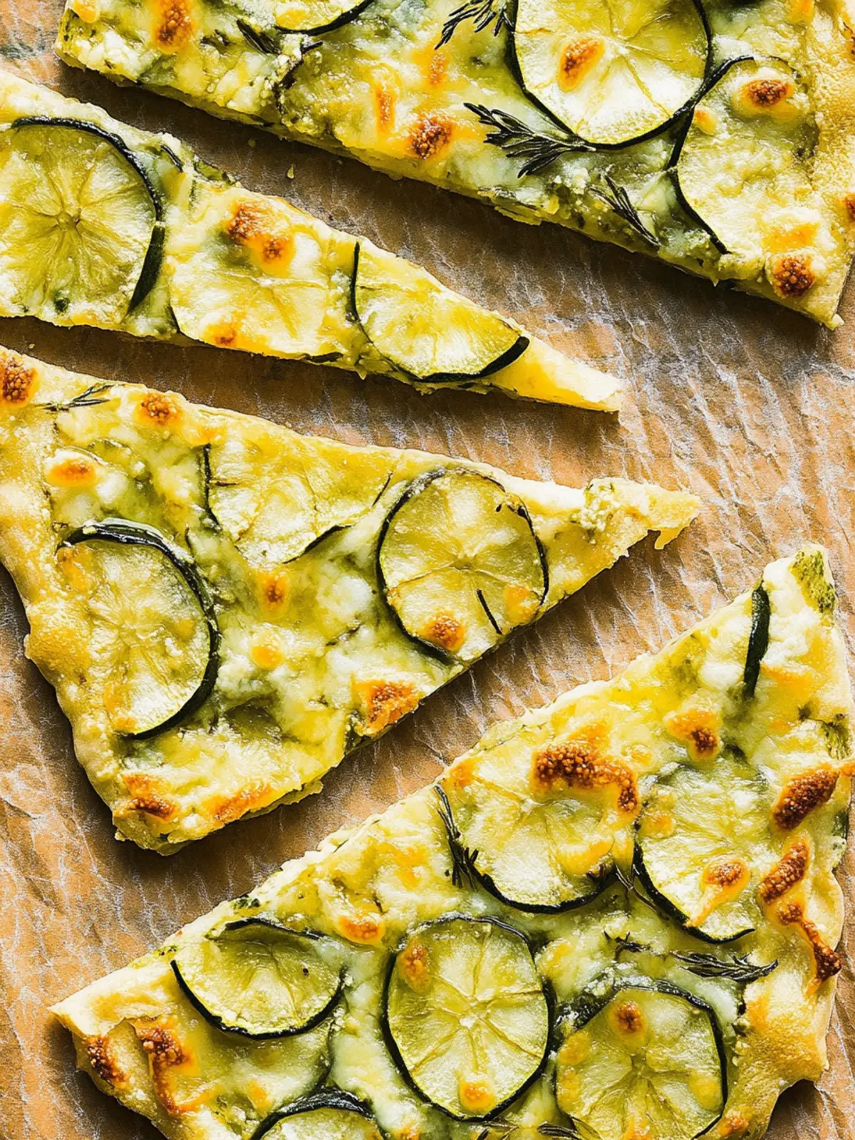 Zucchini Scarpaccia – Zucchini leicht verarbeiten