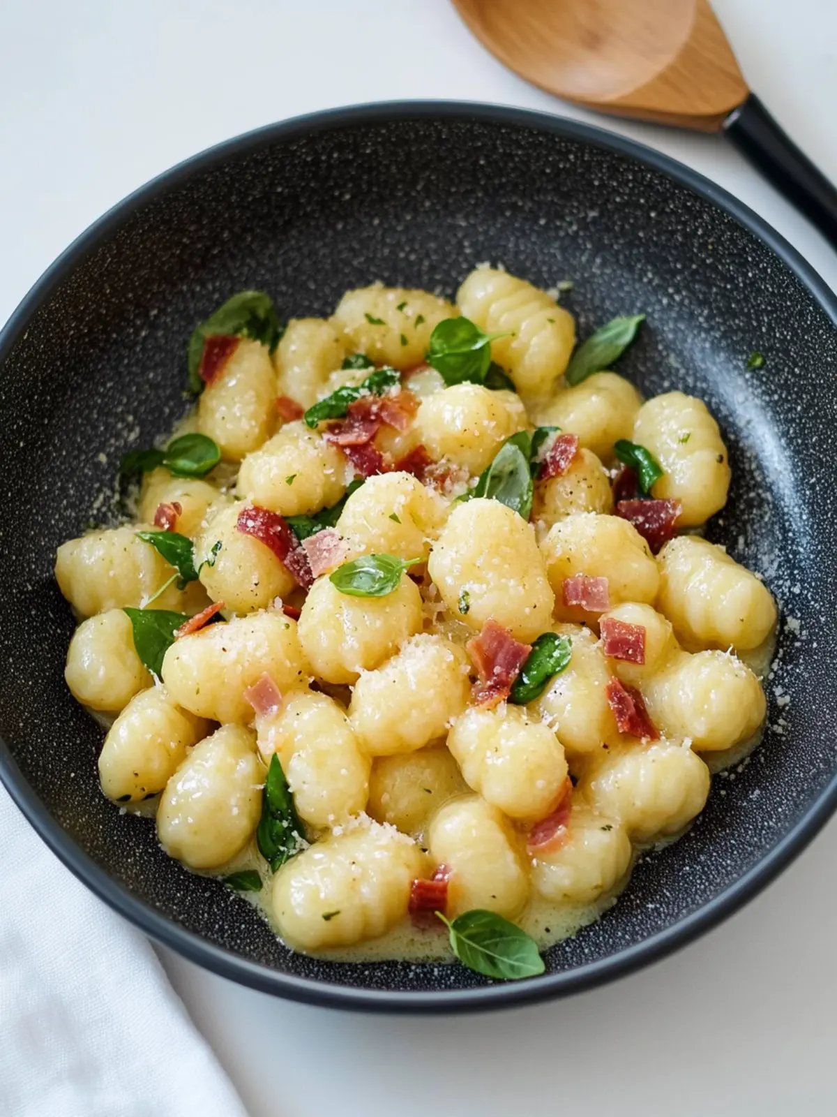 Cremige & köstliche Gnocchi Carbonara