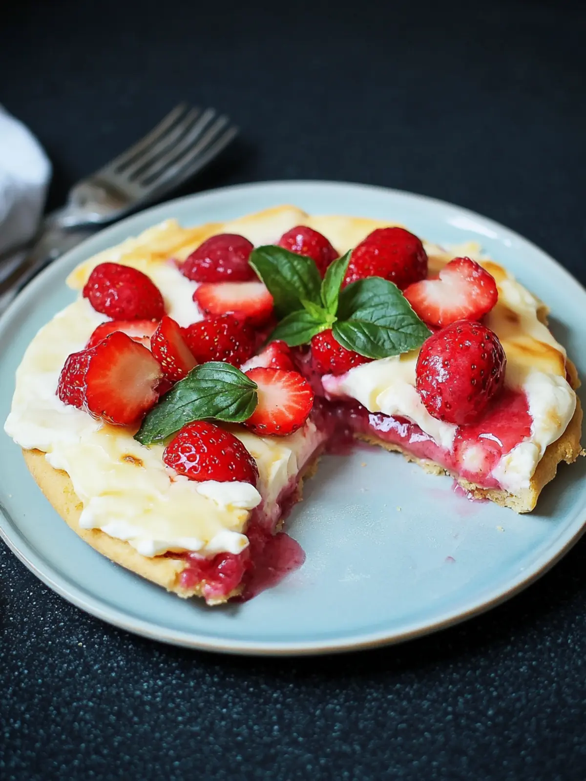 Einfache Erdbeer-Creme-Käse-Dänisch