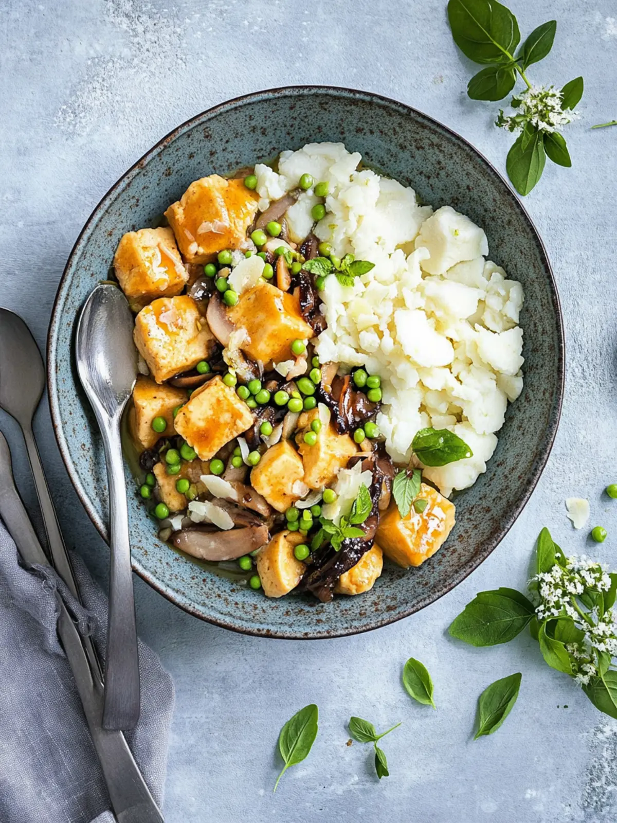 Knusprig-süße Tofuwürfel