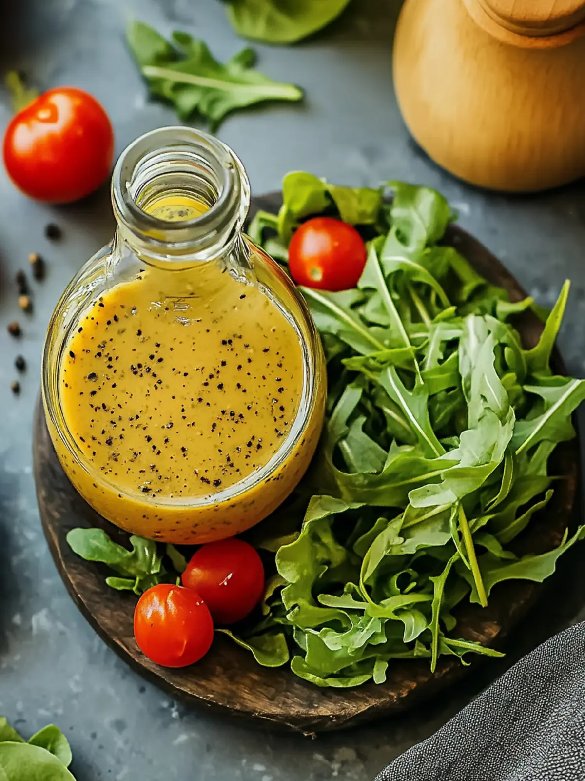 Delicious salad dressing for all leaf salads - simple and tasty