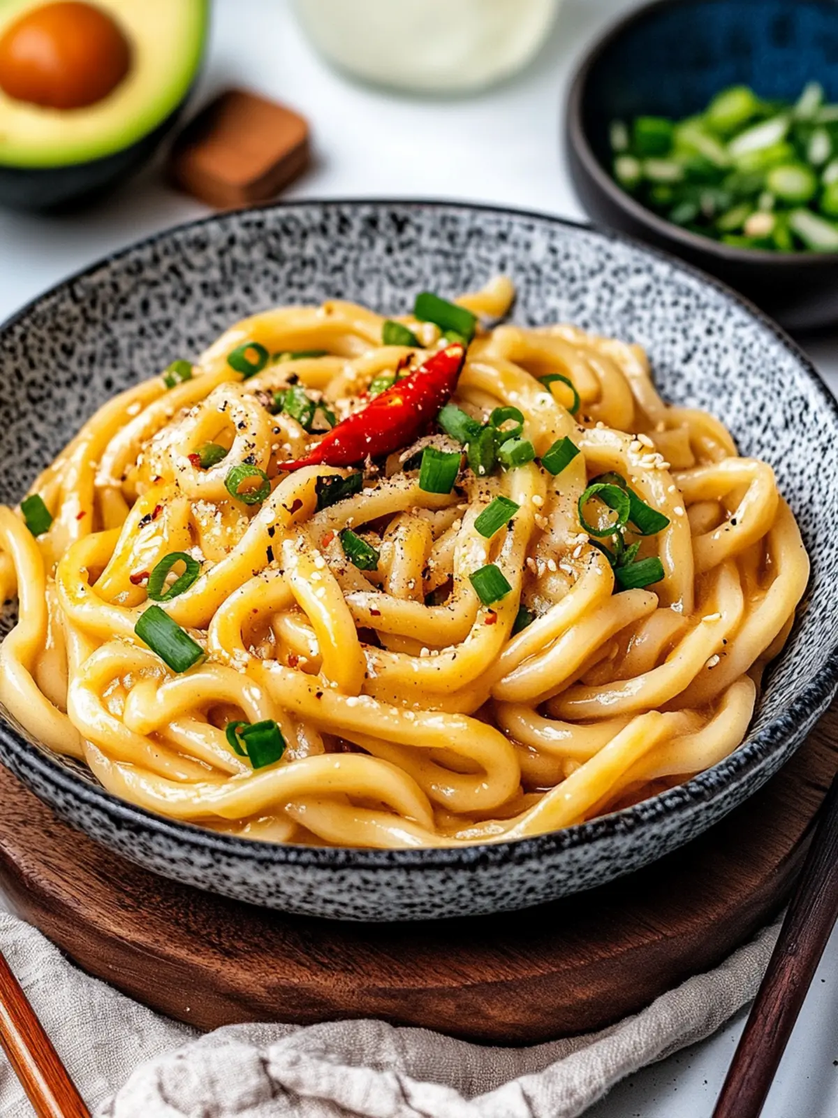 Gebratene Udon-Nudeln