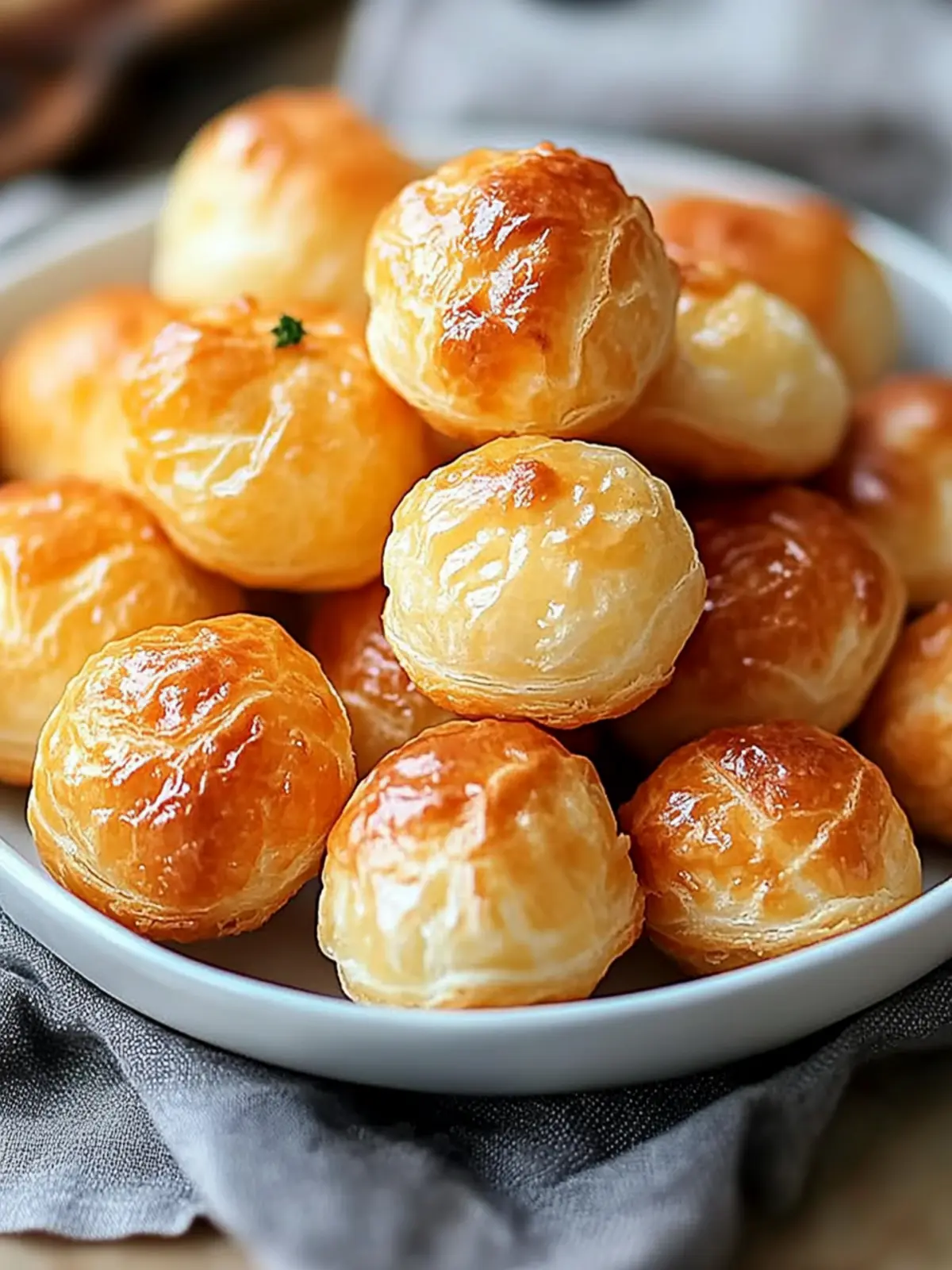 Käse Puff Snacks