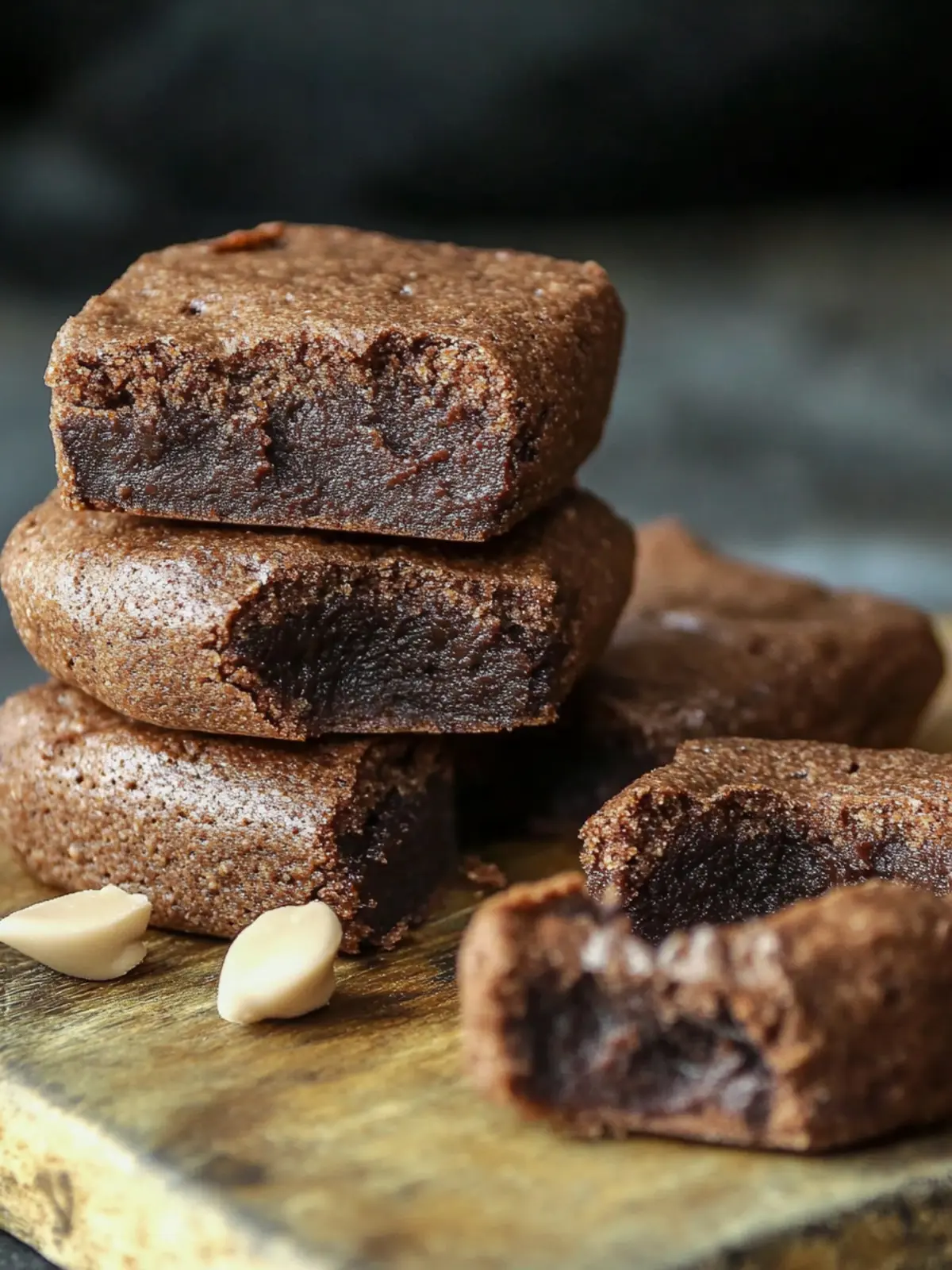 Gesunde Brownie Kekse ohne Backen | Hochprotein Kekse