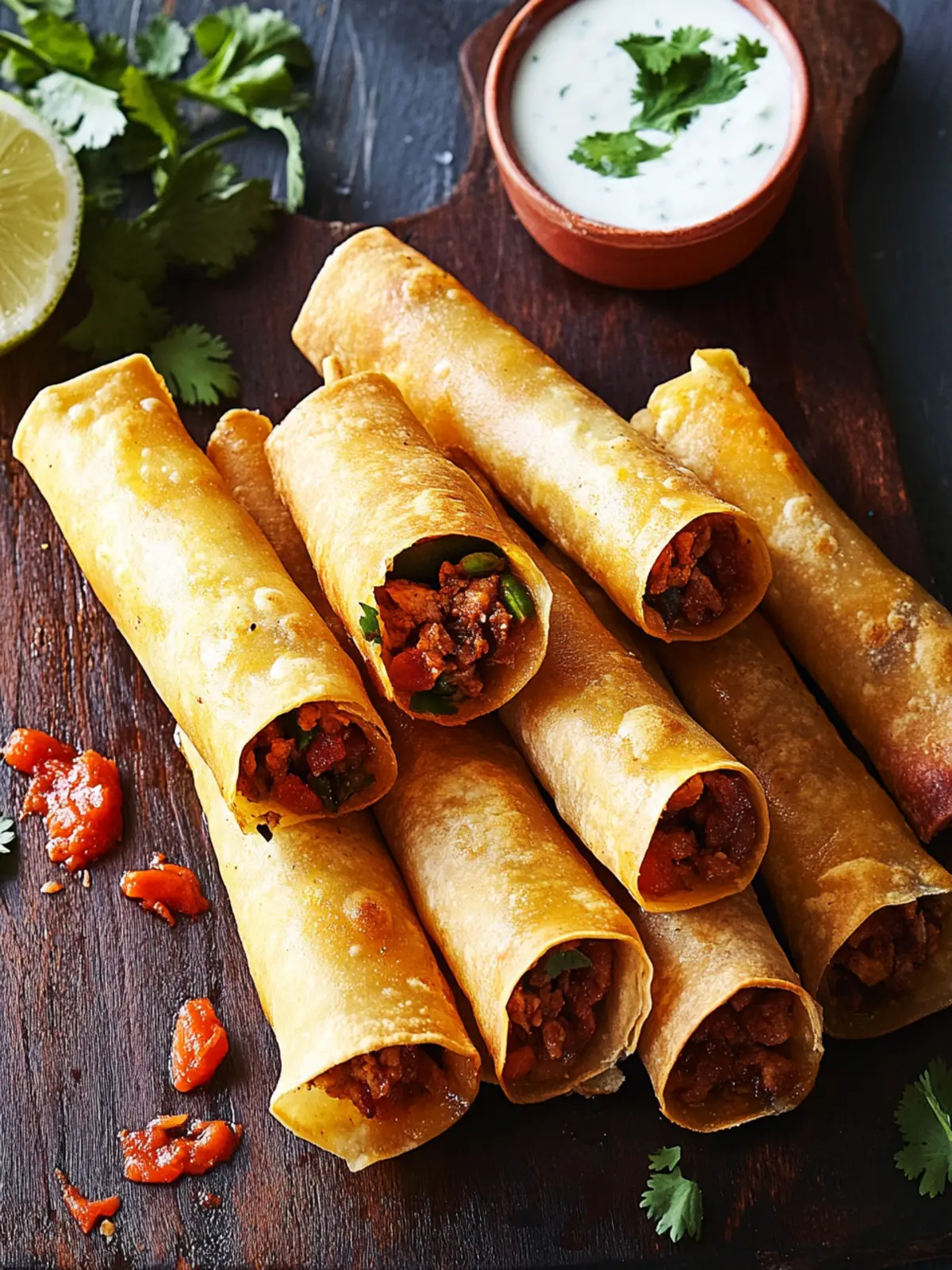 Rindfleisch Taquitos