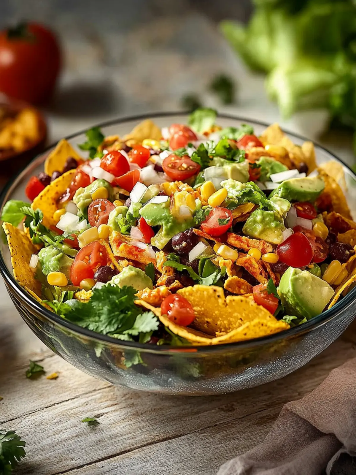 Taco-Salat – Mexikanischer Schichtsalat