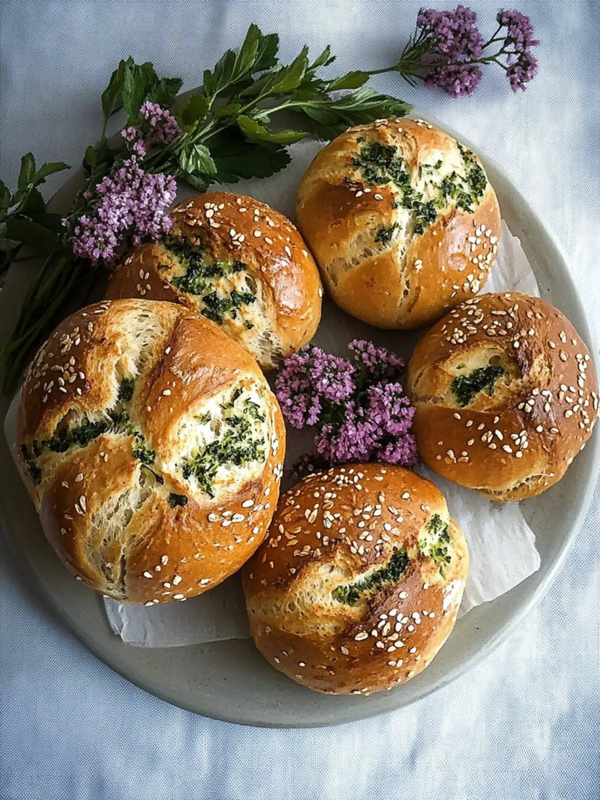 Kräuterbrötchen