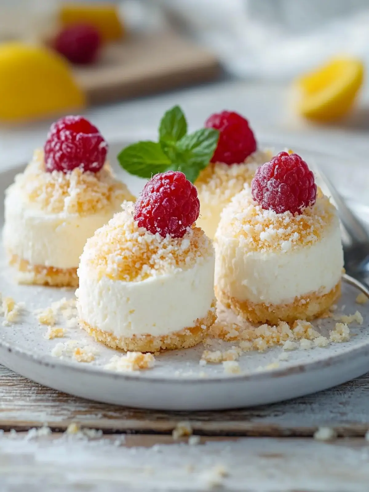 Käsekuchen Kugeln: Cremige Mini Cheesecakes zum Verlieben