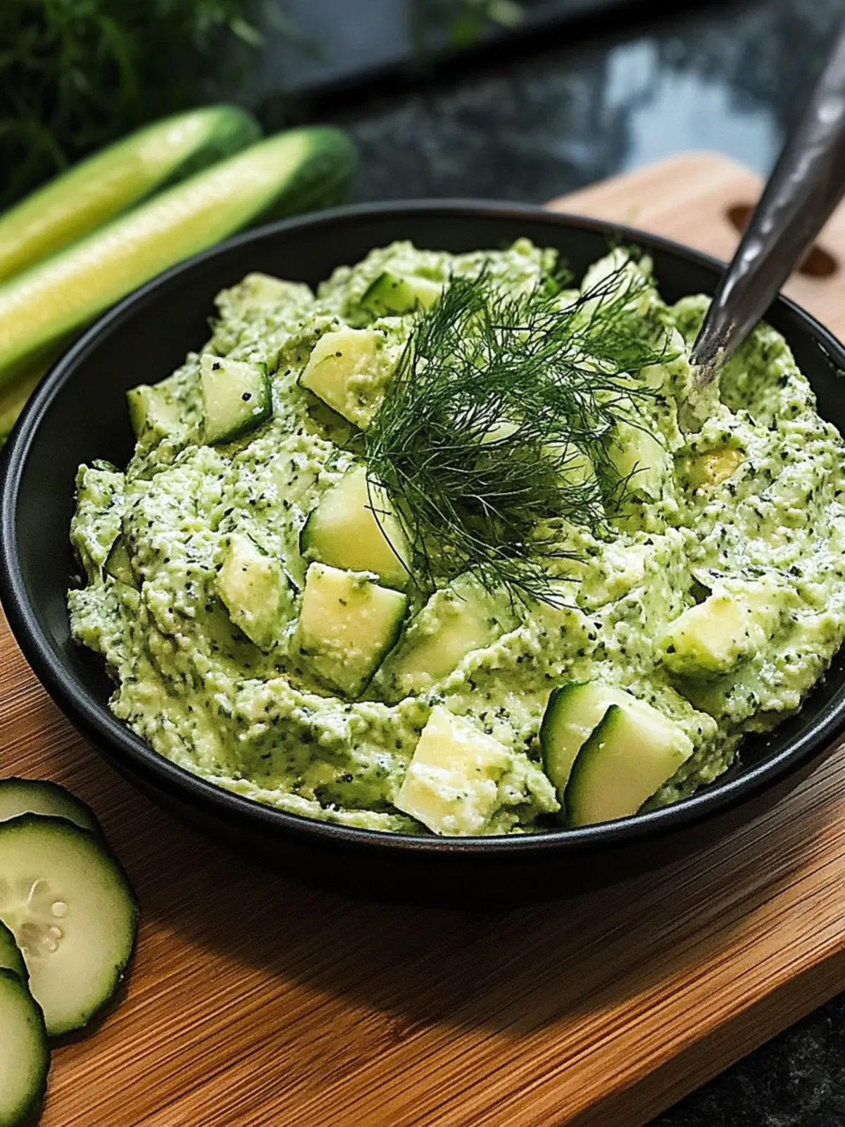 Grüne Göttin Dip, Salat, Beilage