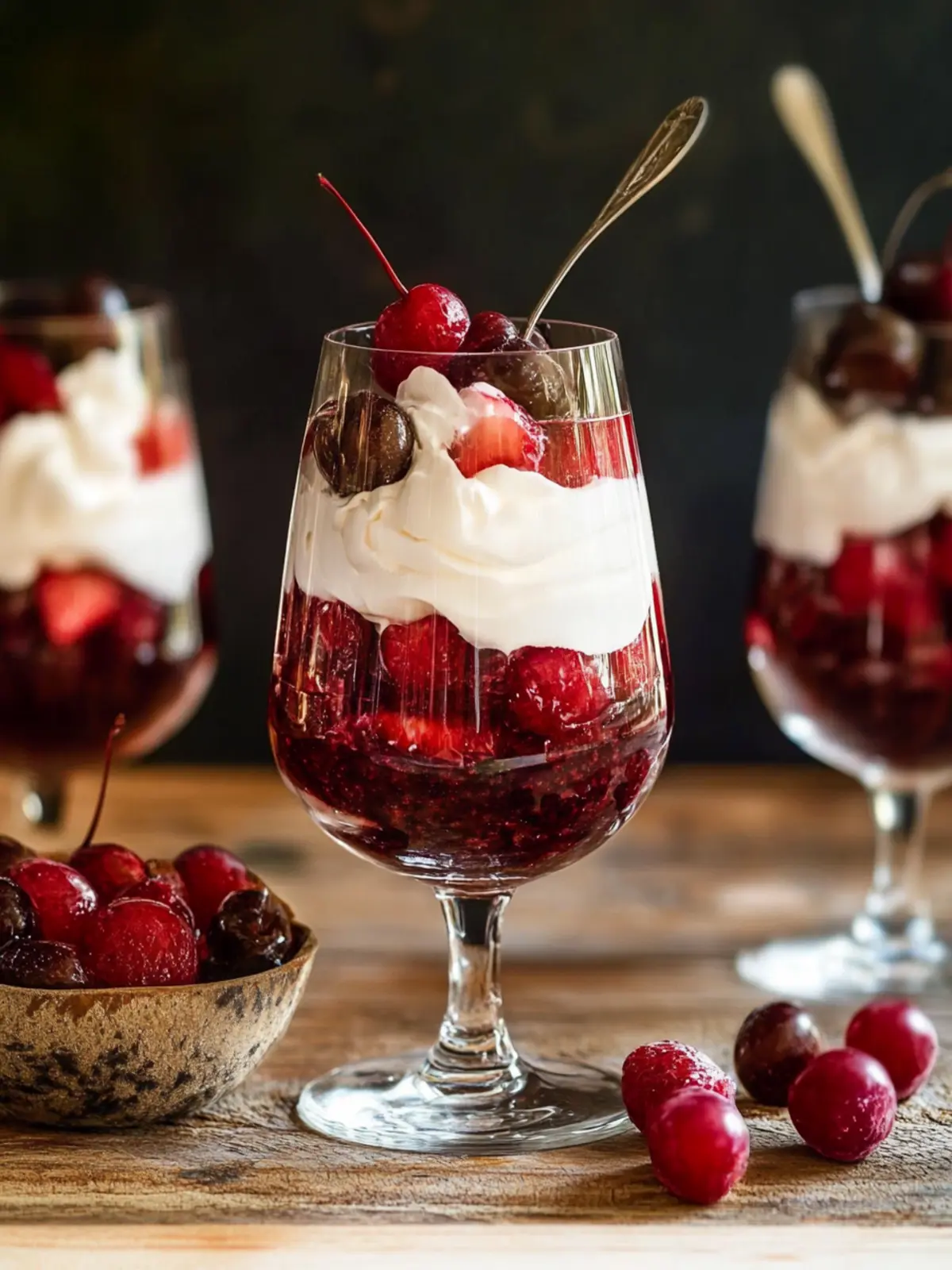 Schwarzwälder-Kirsch-Dessert