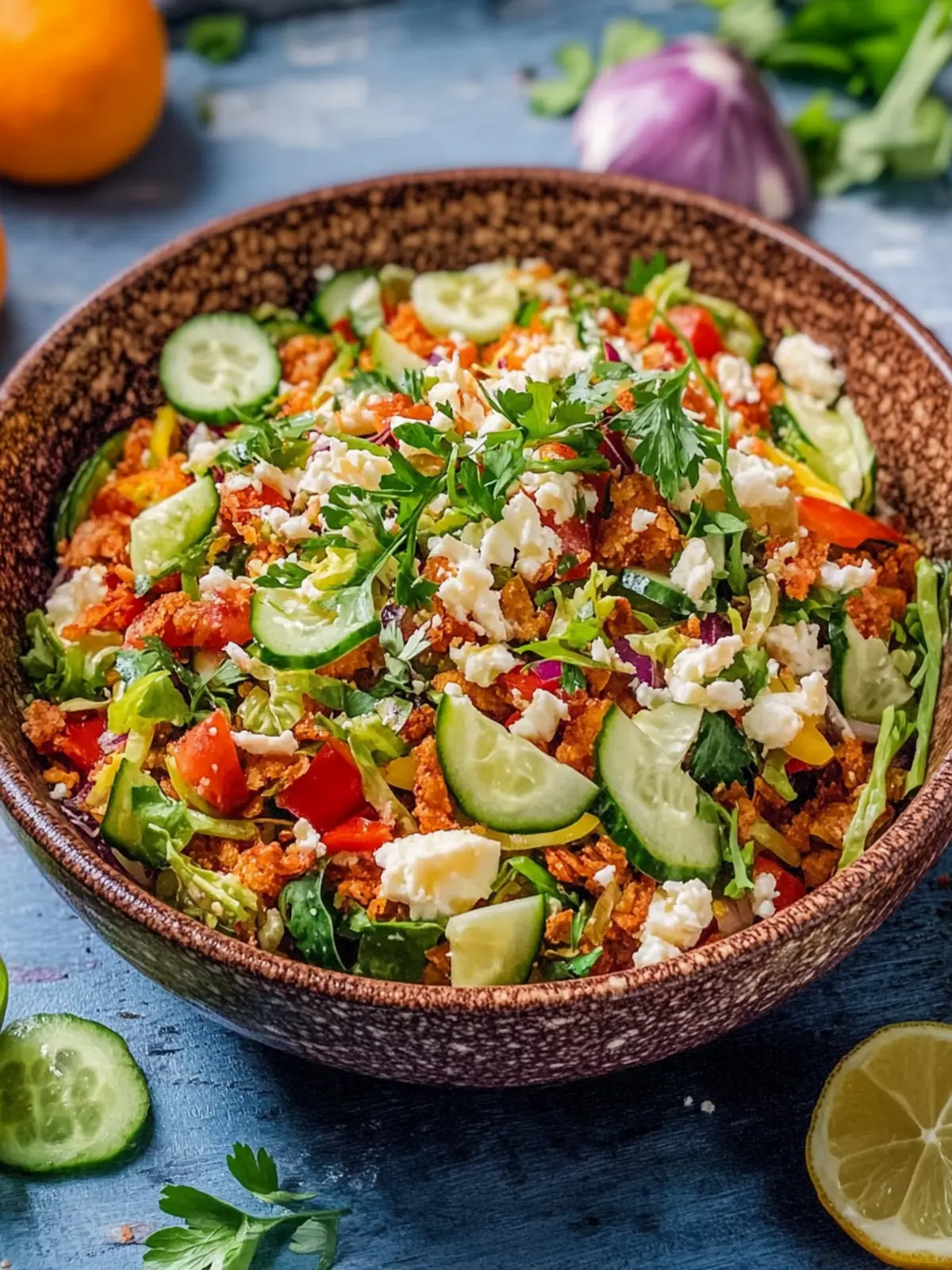 Knuspriger Reissalat