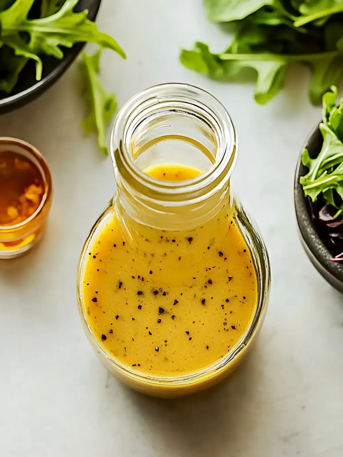 Delicious salad dressing for all leaf salads - simple and tasty