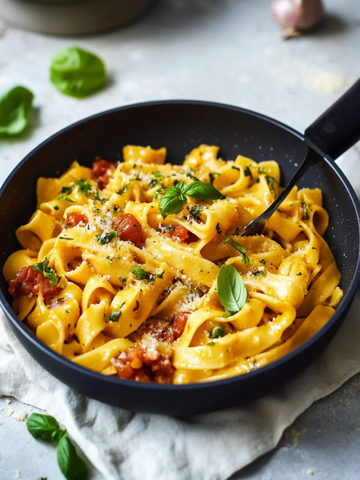 Ein-Topf-Pasta Rezept (vegan)