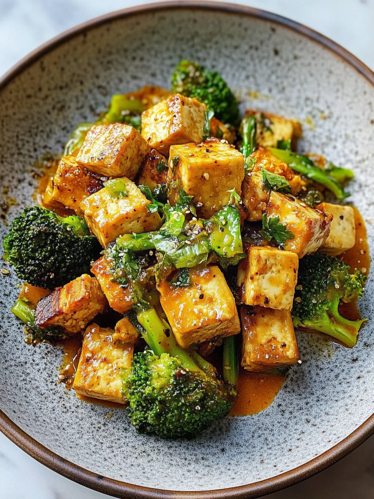 Brokkoli-Tofu-Pfanne
