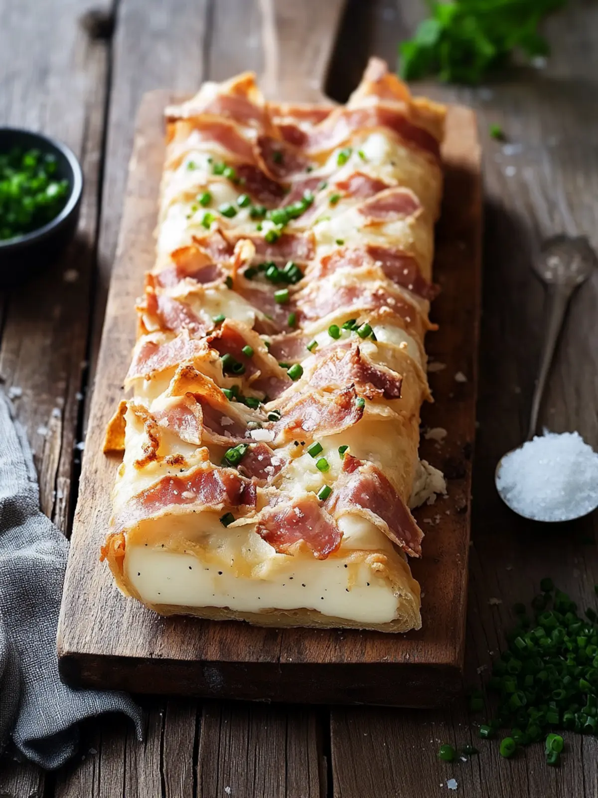 Knusperstangen mit Speck und Käse – 3-Zutaten-Rezept