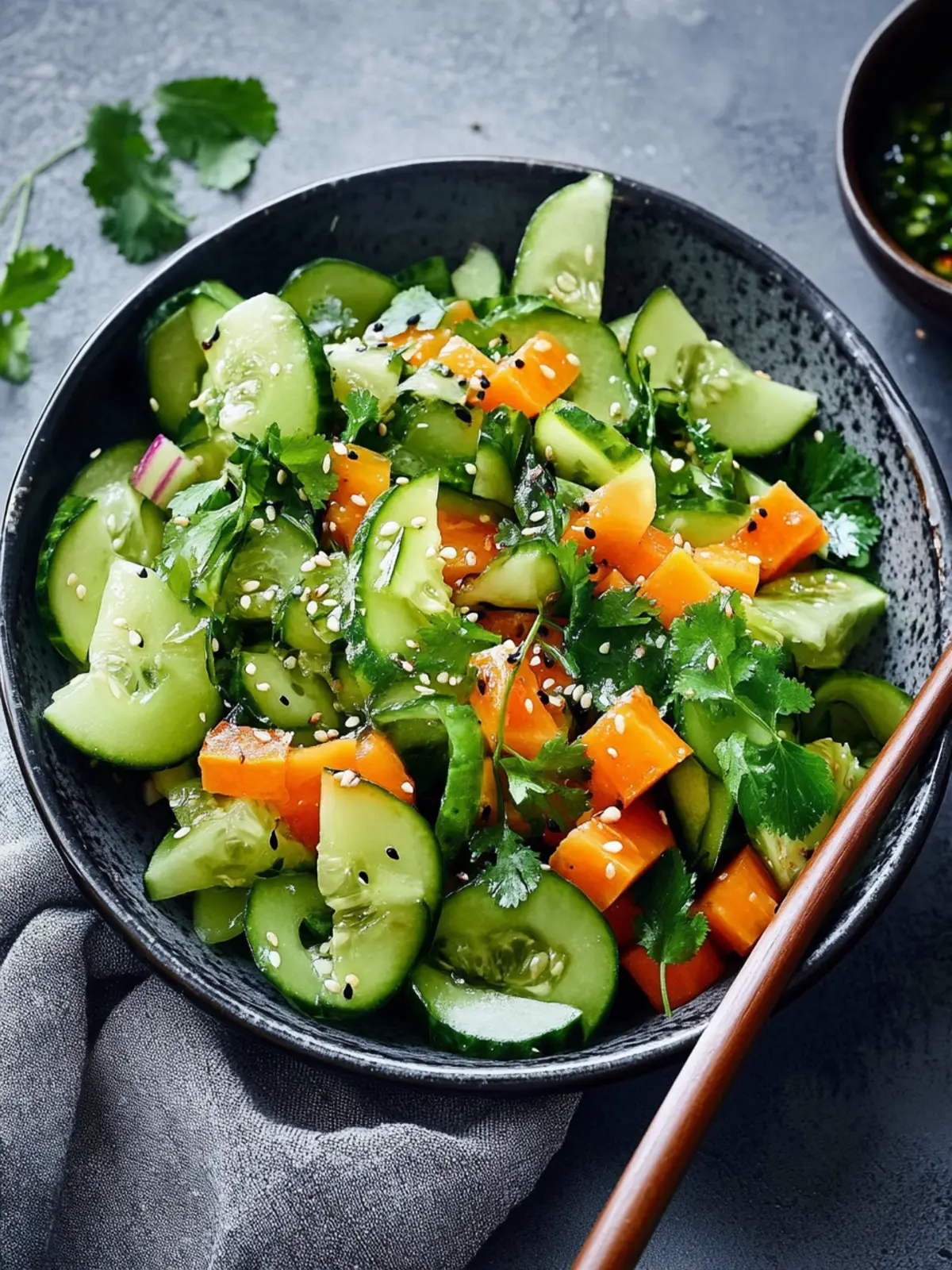 Asiatischer Gurkensalat