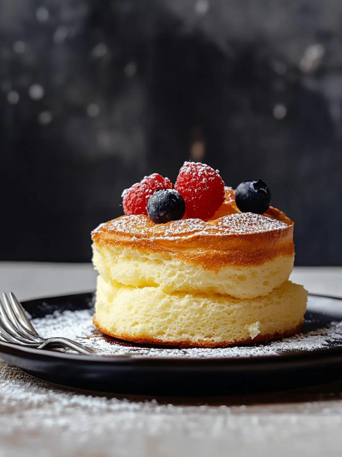 Flauschige Soufflé-Pfannkuchen