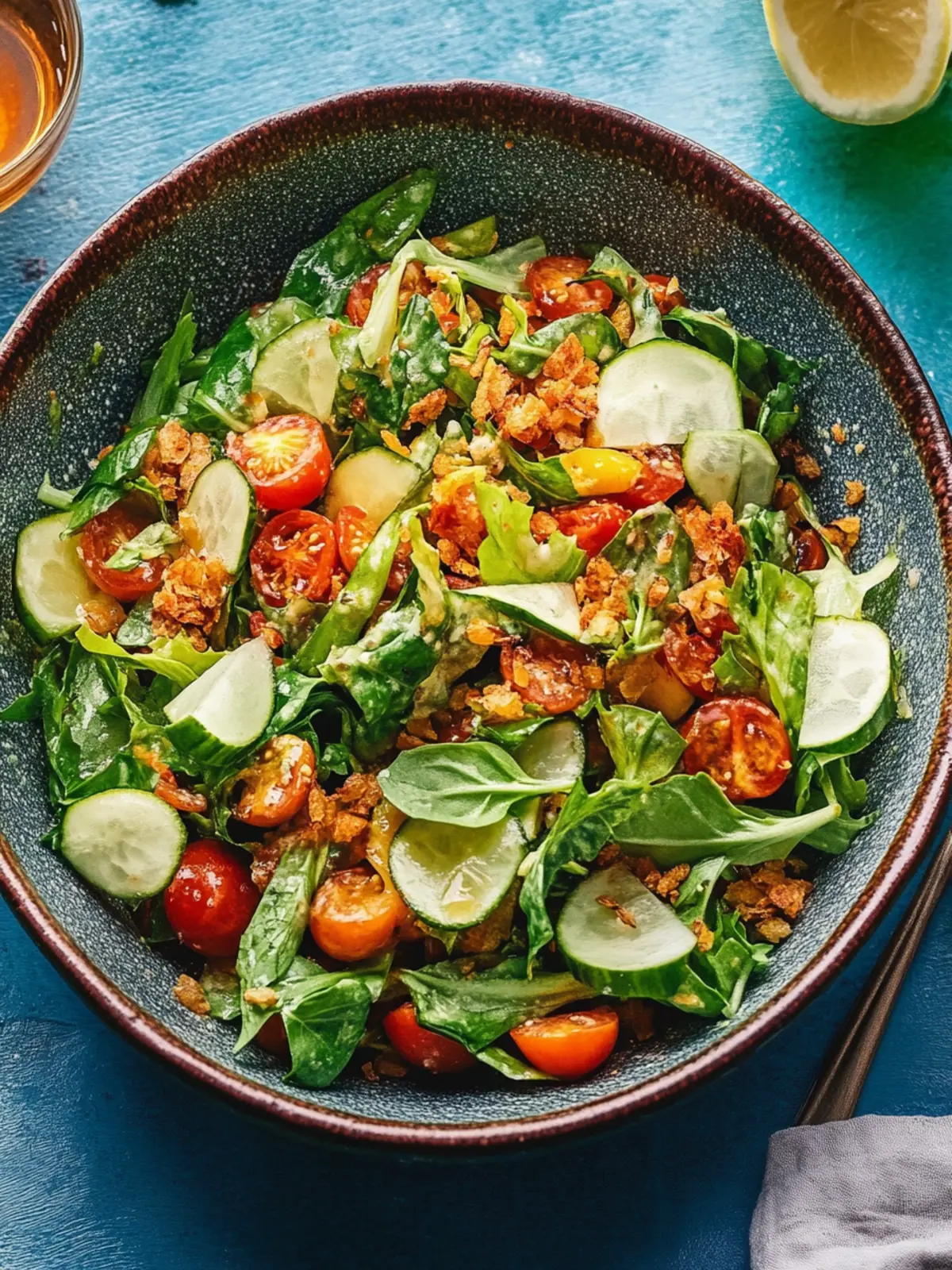 Knuspriger Reissalat