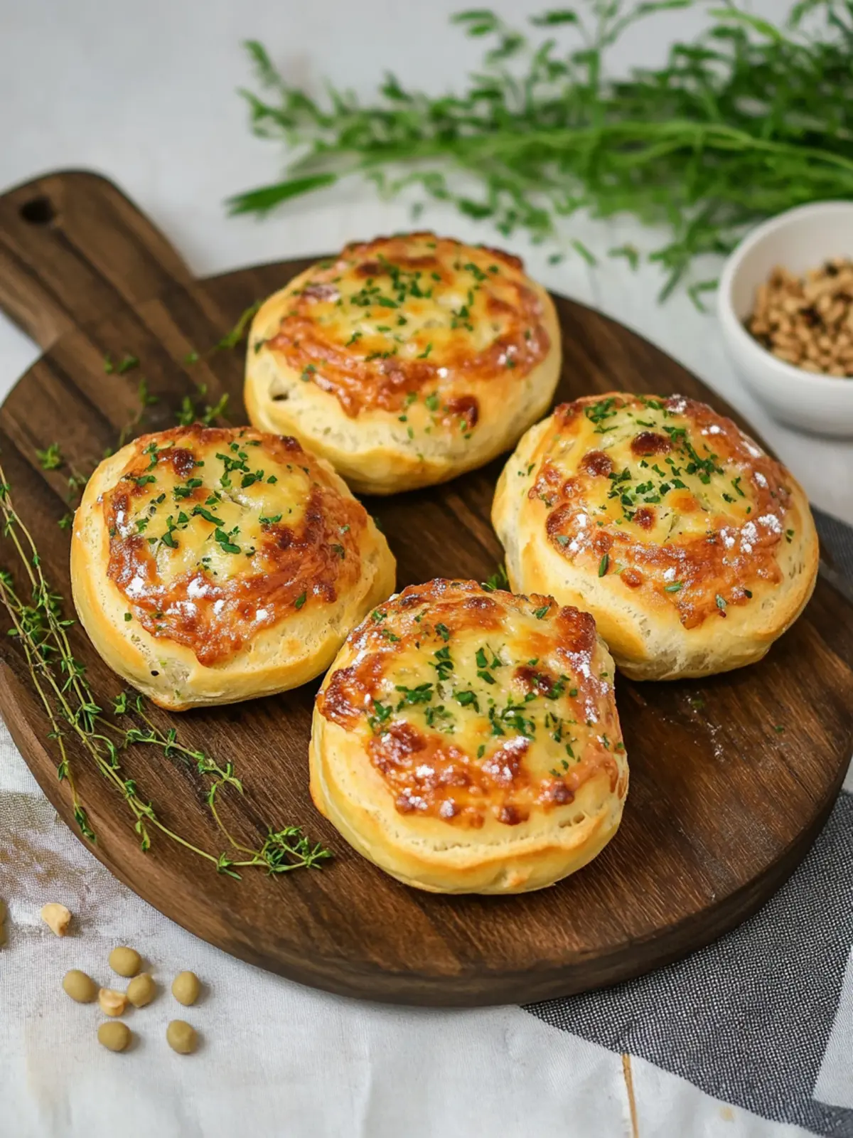 Gefüllte Brötchen – Airfryer Knuspergenuss