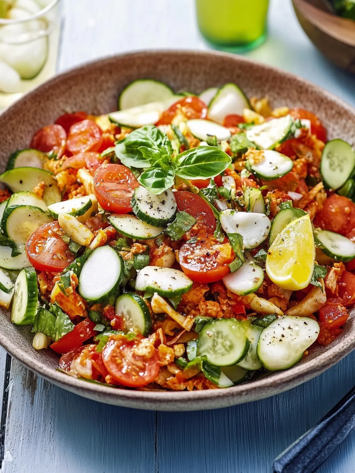 Knuspriger Reissalat