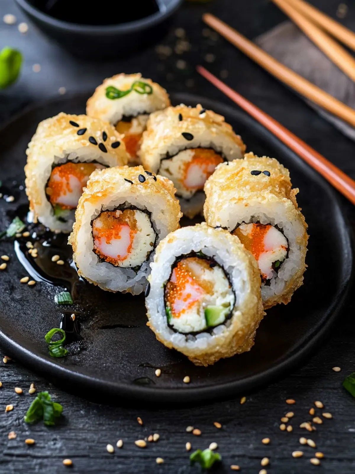 Tempura-Sushi | Rezept für die frittierten Rollen