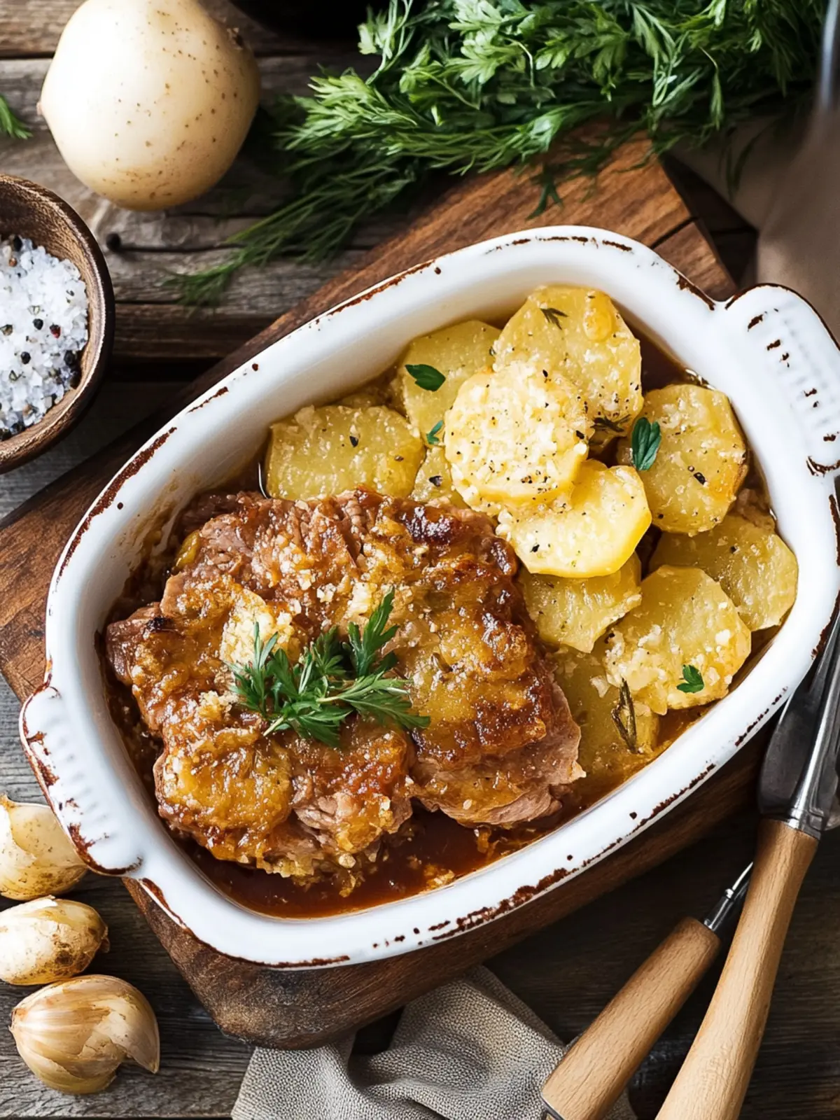 Omas Kartoffelauflauf mit Hackfleisch