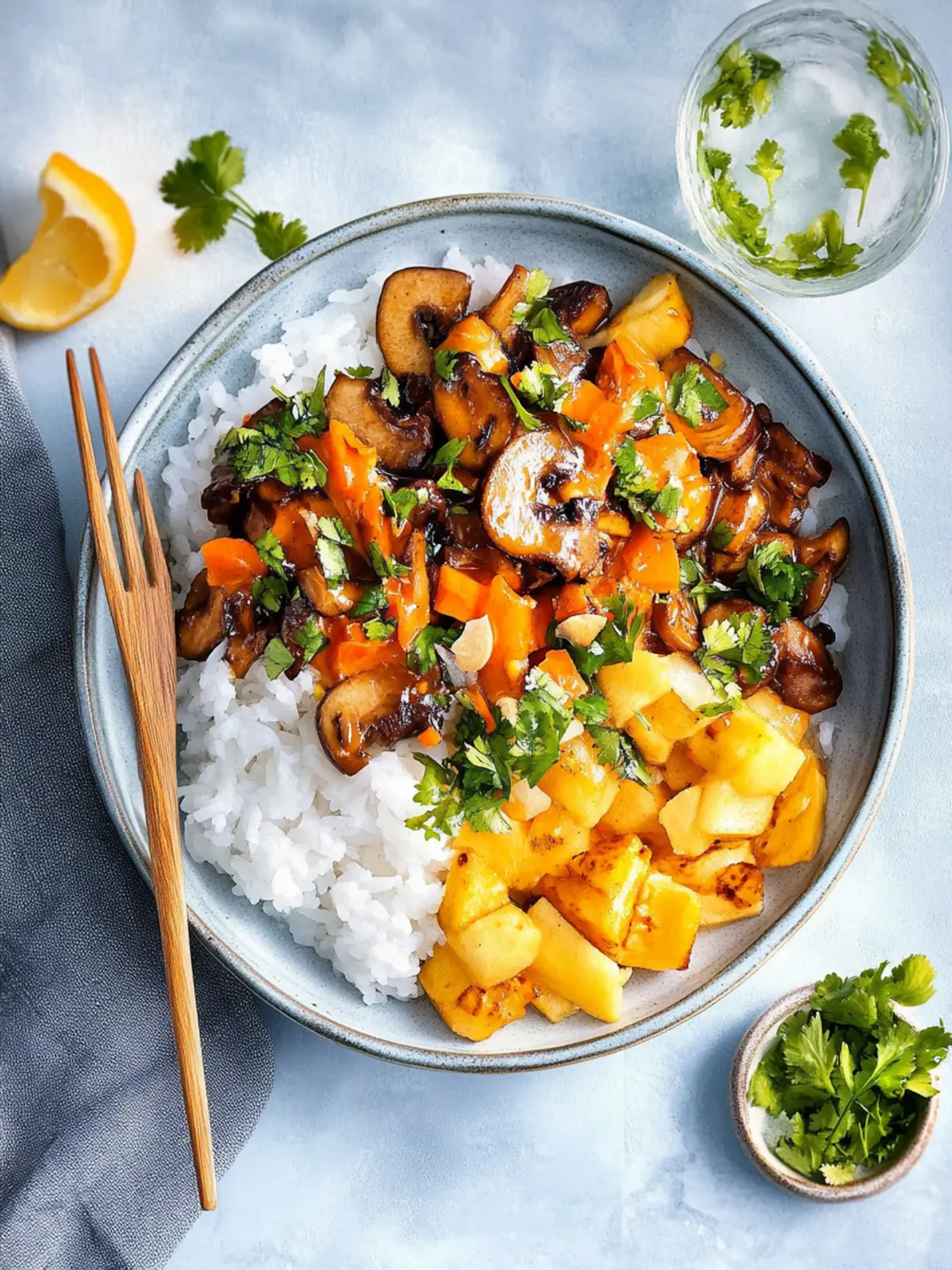 Knusprig-süße Tofuwürfel