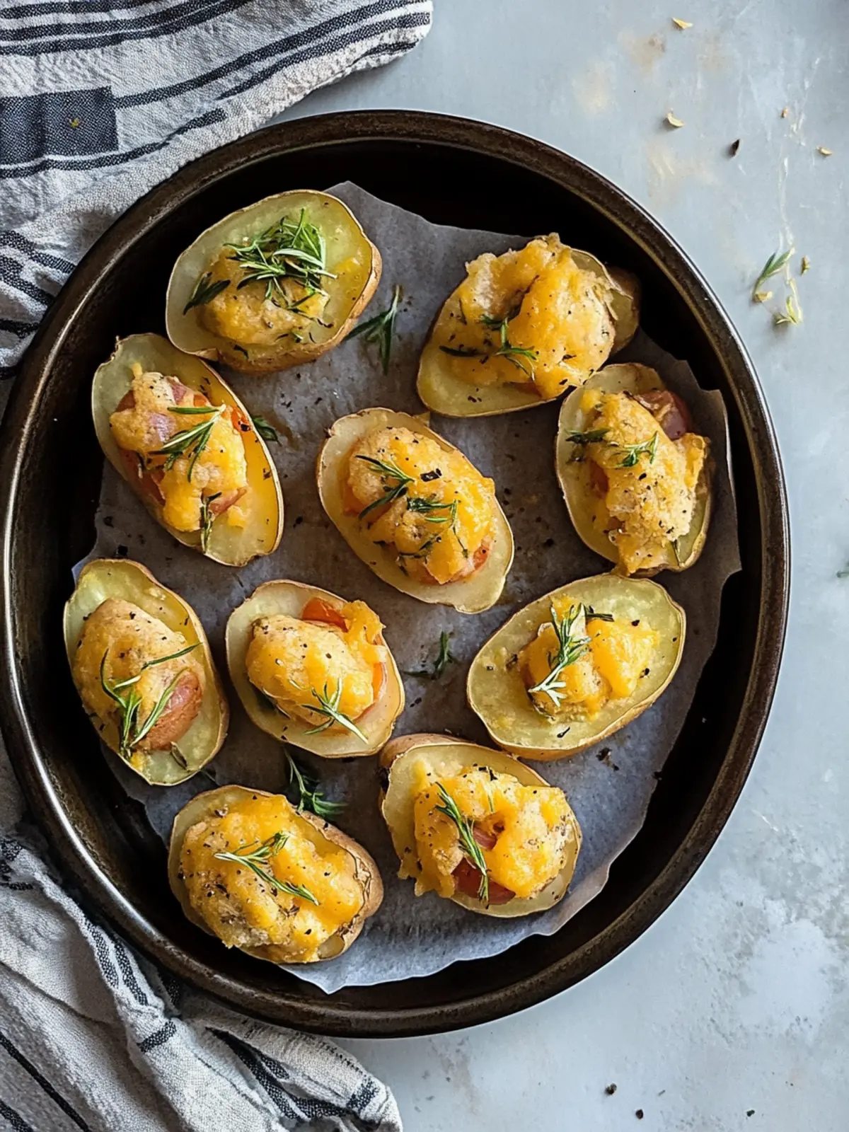 Glutenfreie Kartoffelhäute