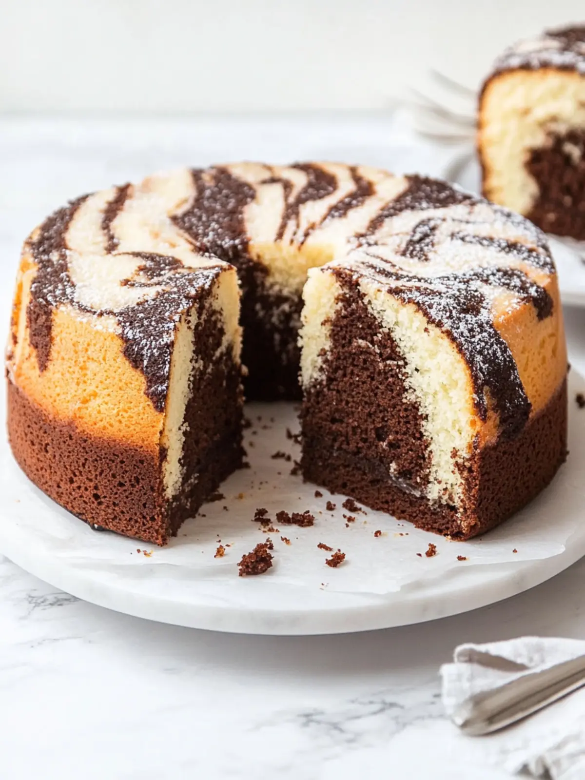 World's best marble cake: Thanks to this secret ingredient it will be super moist