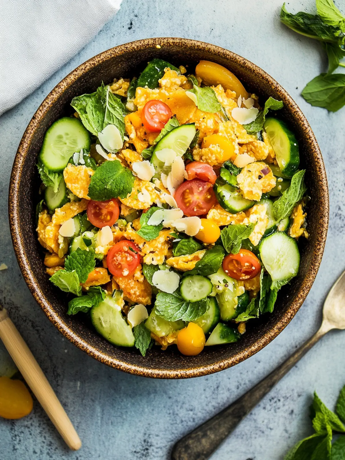 Knuspriger Reissalat