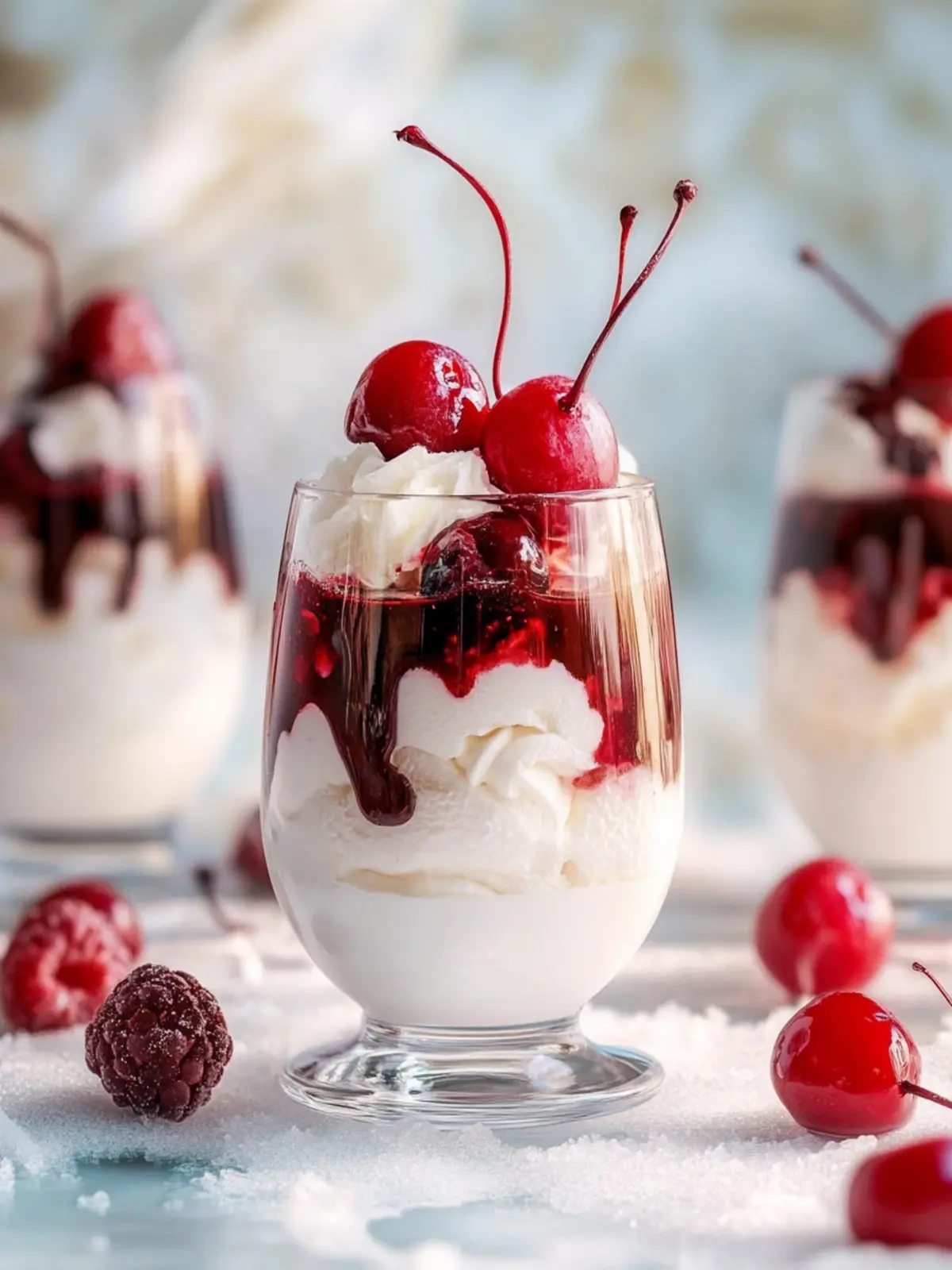 Schwarzwälder-Kirsch-Dessert