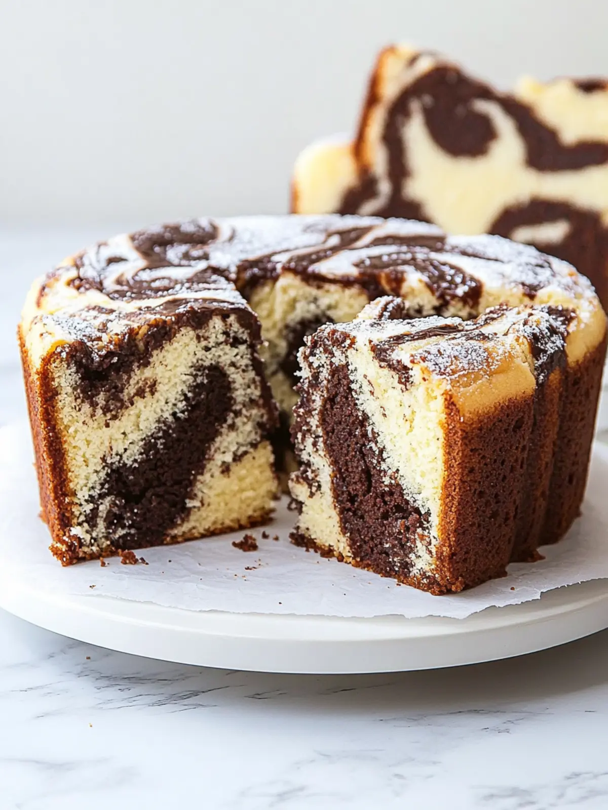 World's best marble cake: Thanks to this secret ingredient it will be super moist