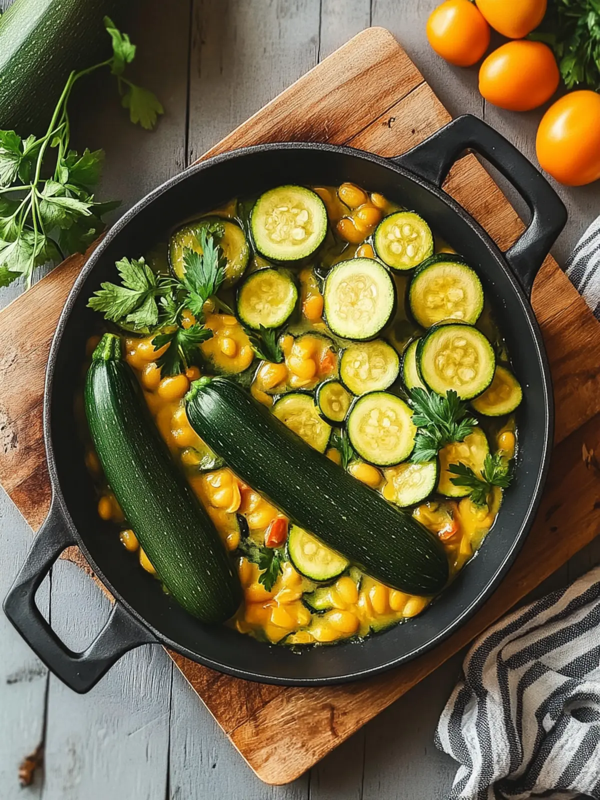 This zucchini bean pan you want to immediately cook again