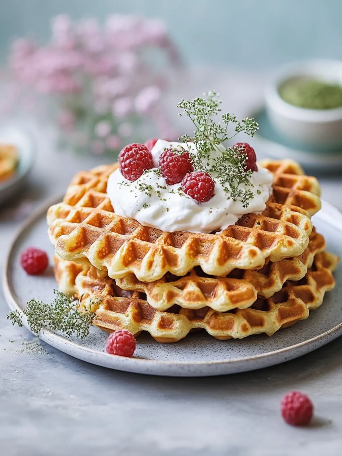 Waffeln mal anders: mit Linsen und Gewürzen